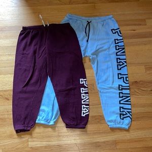 sweatpants from pink